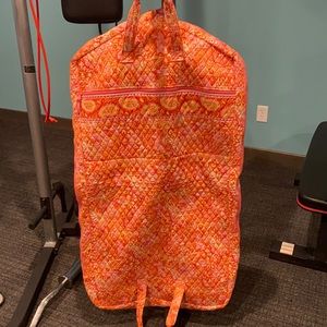 Vera Bradley pink sherbet hanging clothes bag
